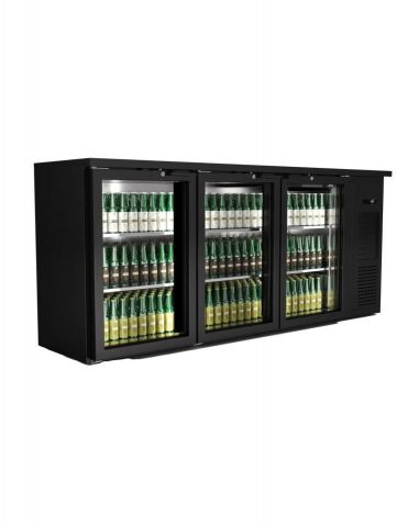 Expositor botellero refrigerado 3 puertas cristal 