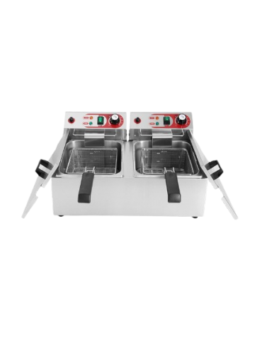 Freidora Eléctrica 7+7L EF-102B 3,25+3,25