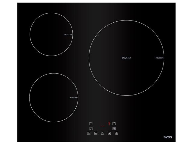 VITROCERÁMICA INDUCCIÓN SVAN SVI6391 3fg