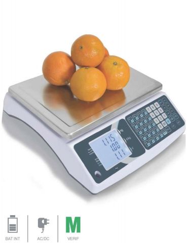 Balanza Plana XTI 6-15 Kg Fracción 2-5 Gr 