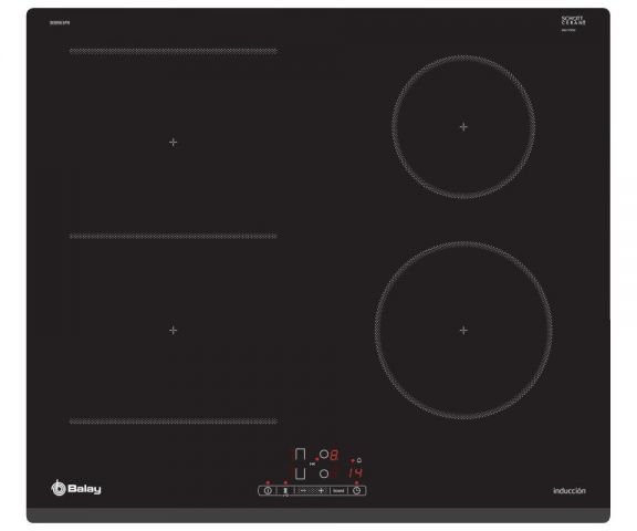 Vitrocerámica Inducción Balay Zona Combi 6900 w