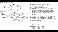 Vitrocerámica Inducción Balay Zona Combi 6900 w