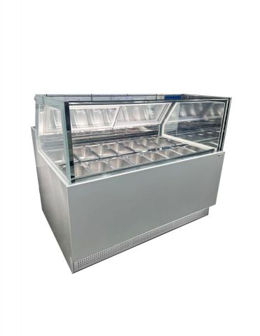 Vitrina expositora de helados ESK-QC150 14 cubetas
