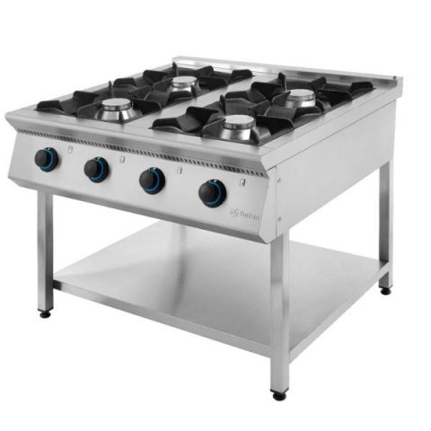 Cocina 4 fuegos a gas con bancada