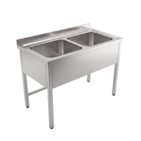 Fregadero 2 senos 1200x600 cubas 500x400