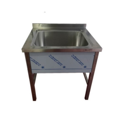 Fregadero Mural 800x700mm Sin escurridor Con banca