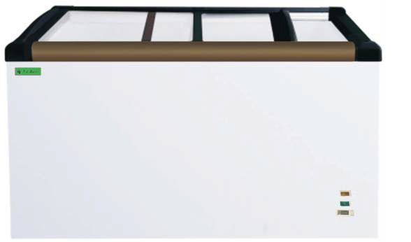 Congelador horizontal puertas correderas  273L