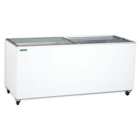 Arcón Congelador Puertas Correderas Cristal 255L 